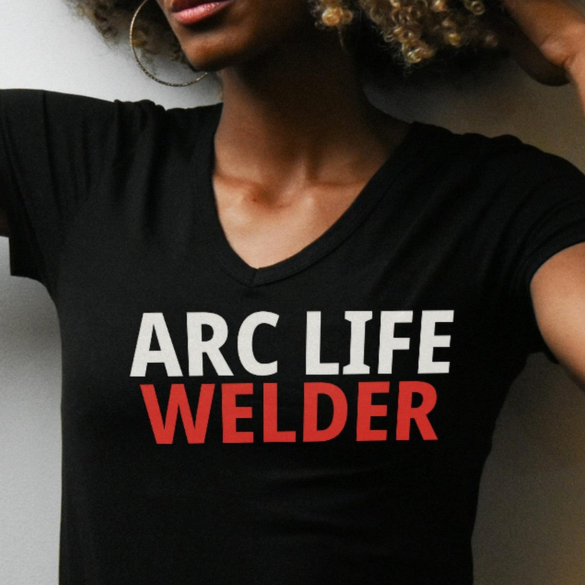 Arc Life Welder T-Shirt lifestyle view