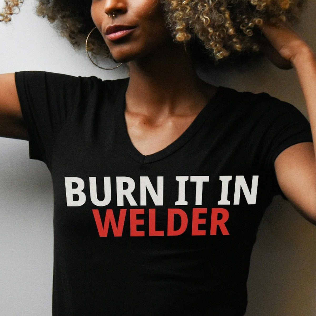Burn It In Welder T-Shirt detail view