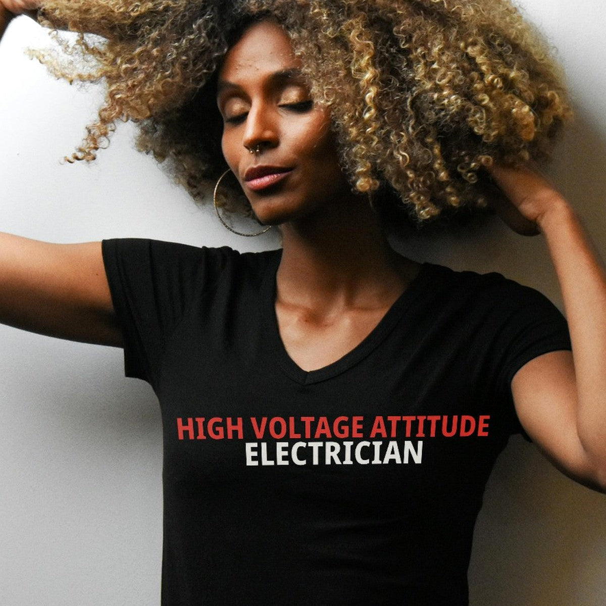 High Voltage Attitude Electrician Shirt