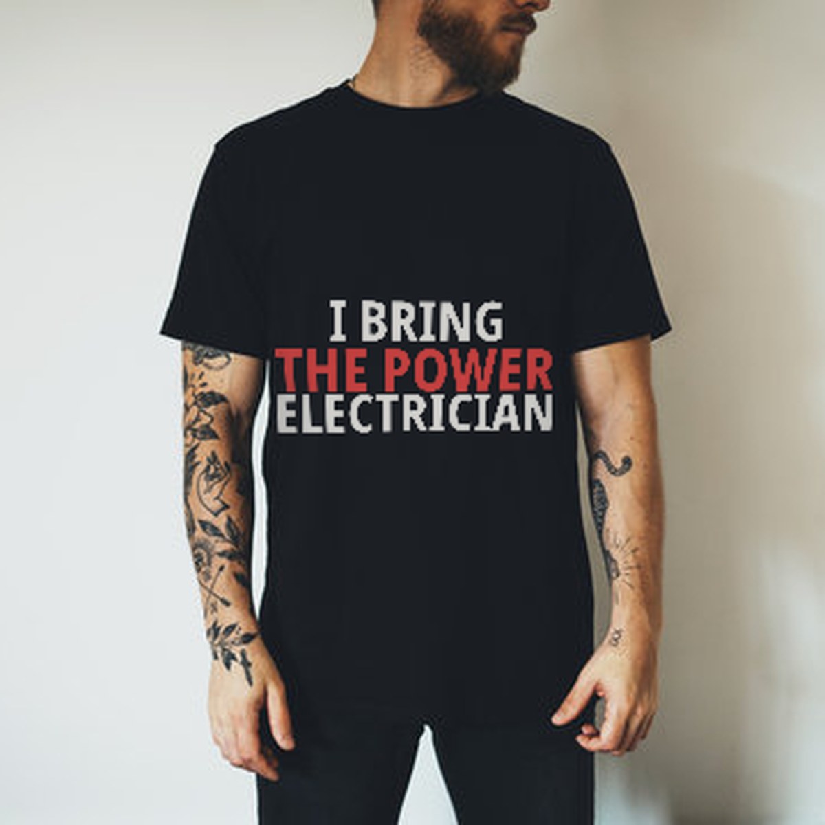 I Bring The Power Electrician Shirt