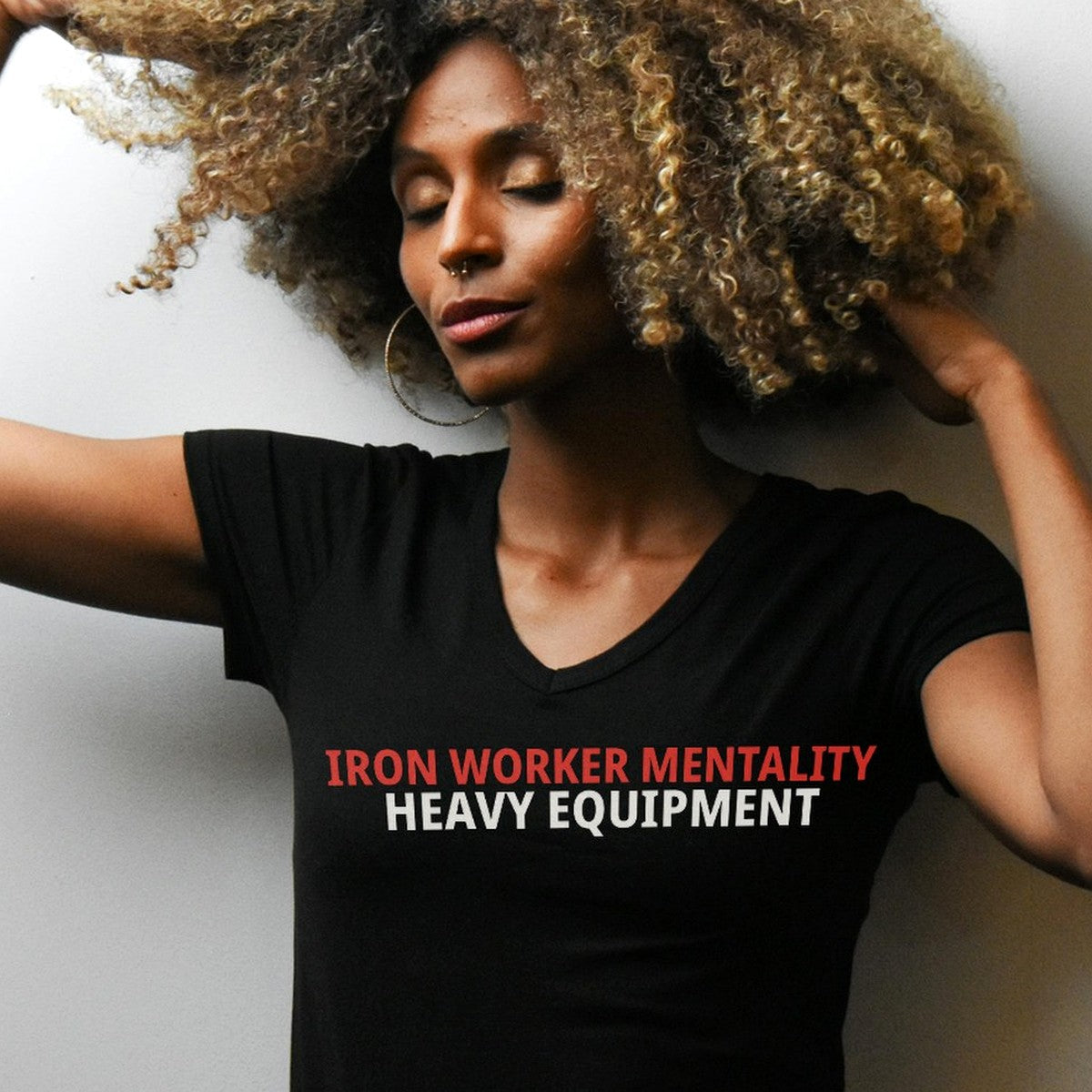 Iron Worker Mentality Heavy Equipment Shirt