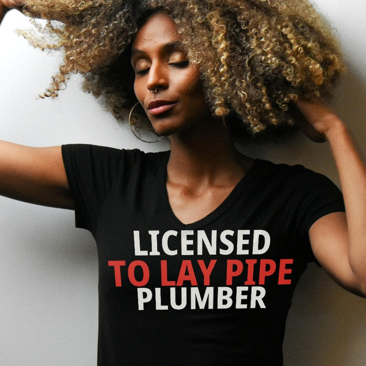 Plumbing shirts and stickers