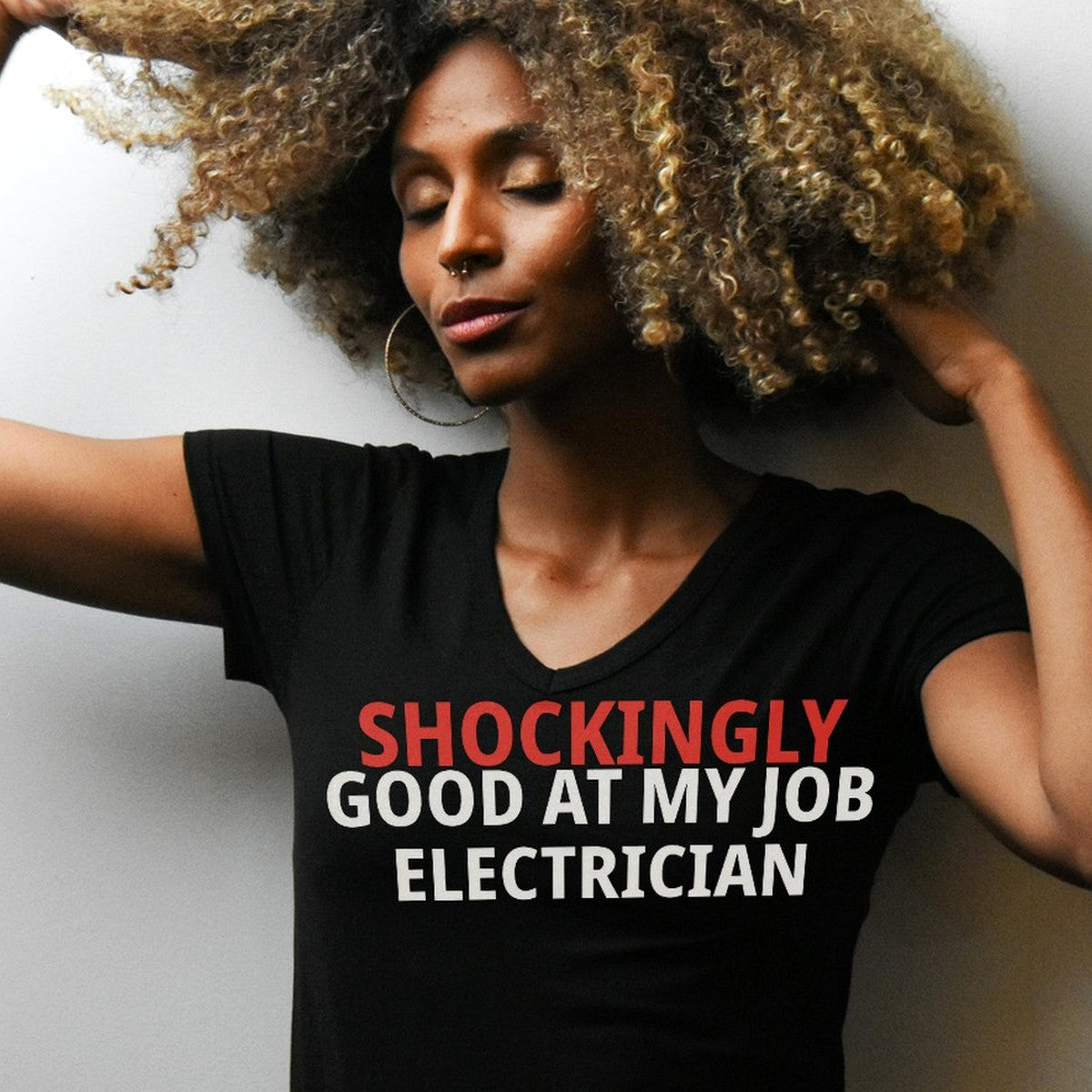 Shockingly Good At My Job Electrician Shirt