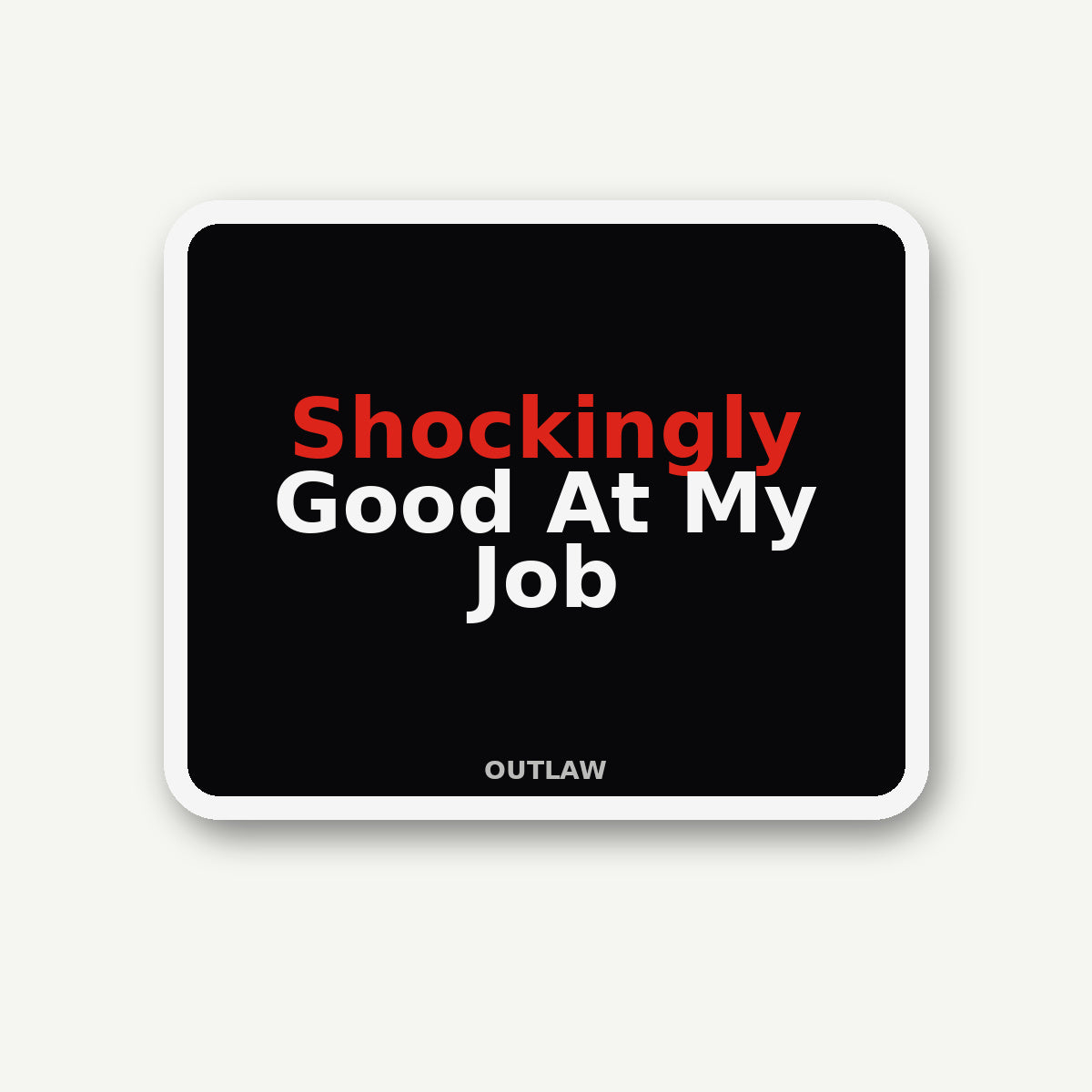 Shockingly Good At My Job Electrician Sticker