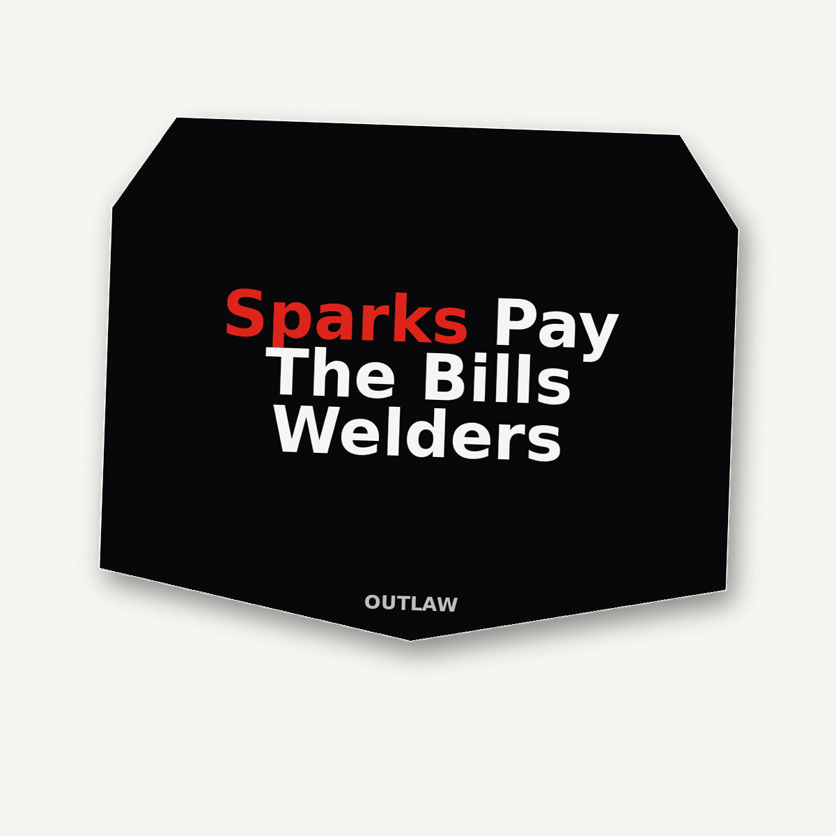 Sparks Pay The Bills Welder Sticker detail view