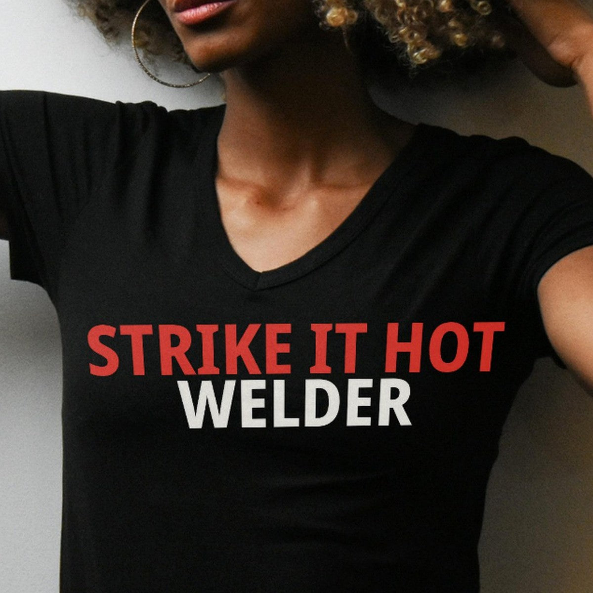 Strike It Hot Welder T-Shirt lifestyle view