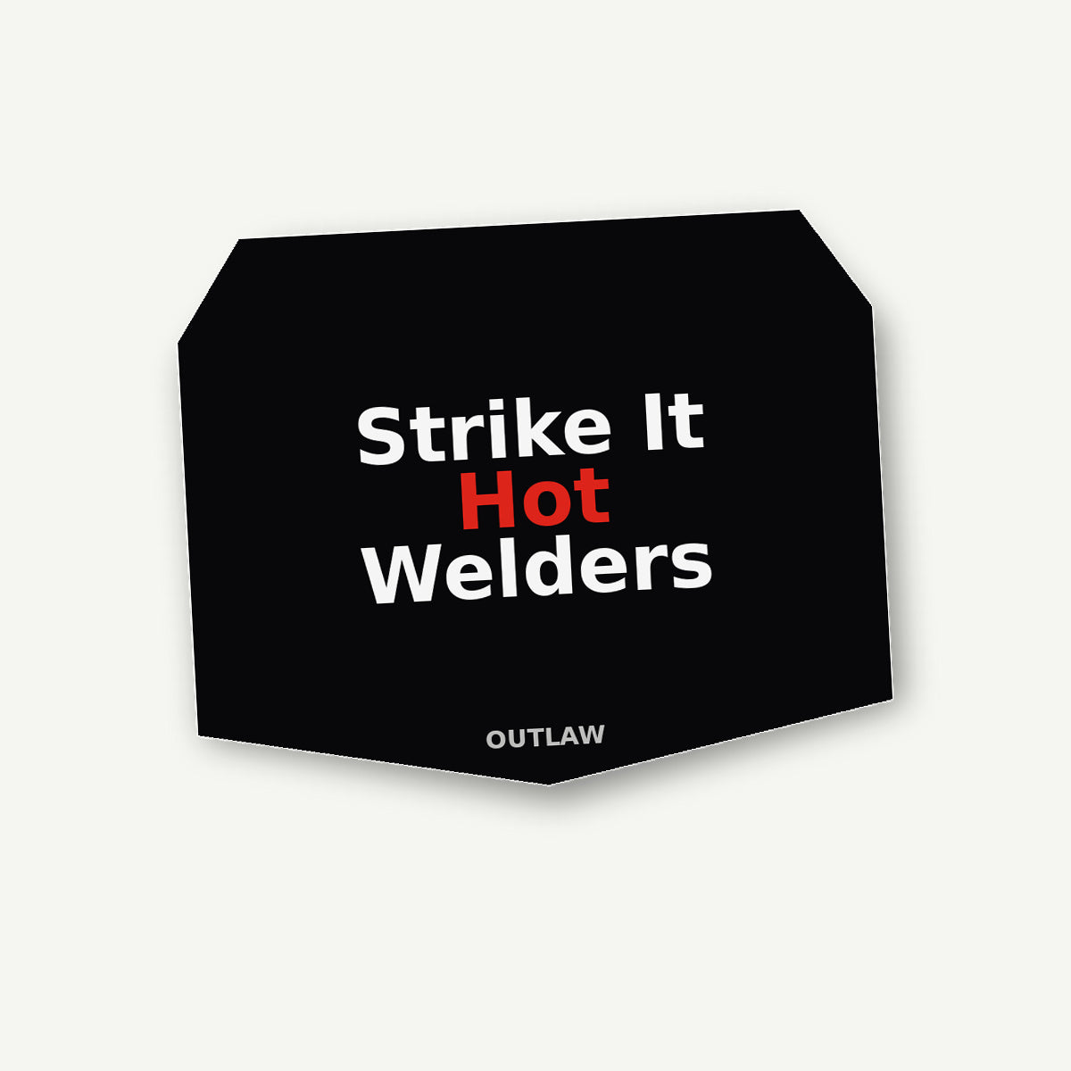 Strike It Hot Welder Sticker lifestyle view